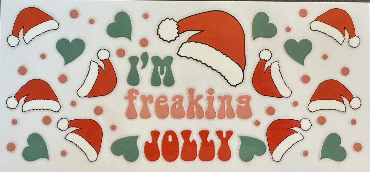 I'm Freaking Jolly Decal