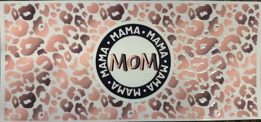 Mom Leopard Print Decal