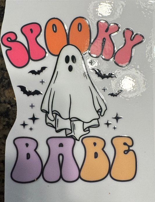 Spooky Babe Decal