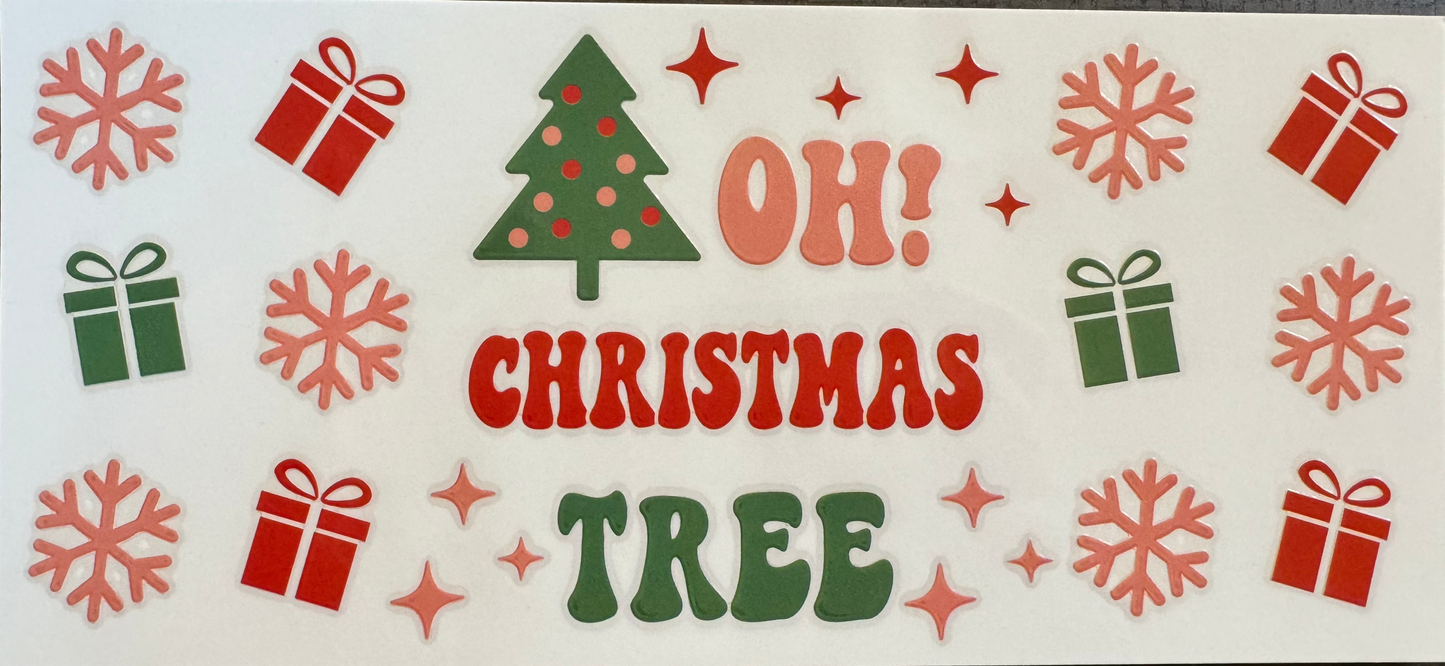 Oh Christmas Tree Decal 2